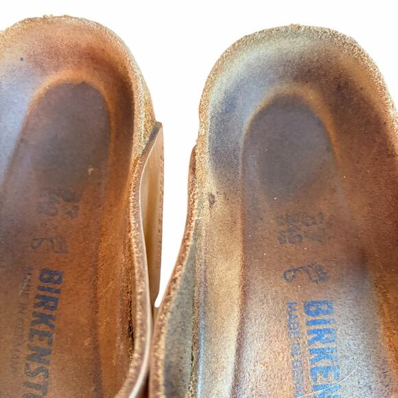 Birkenstock Gizeh Metallic Copper Soft Footbed Thong Sandal Wide 37 EU 6-6.5 US - Picture 13 of 16